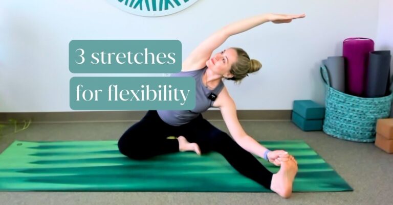 3 Feel-Good Yoga Stretches for Flexibility (and Less Stiffness!)